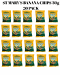 St Mary's Banana Chips 30g 20 PACK